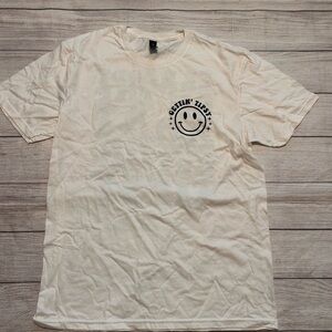 Custom gettin’ tipsy Cream Graphic T-Shirt